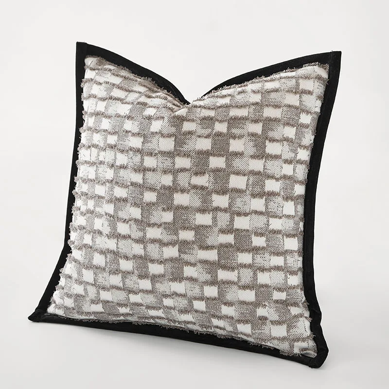 2026 New Fashionable Cut Flower Fabric Cushion Cover