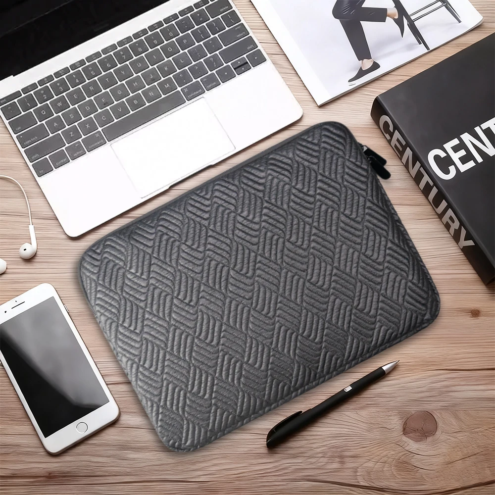 13/14/15/16 بوصة حقيبة لابتوب جلدية عصرية لغطاء الكمبيوتر المحمول لماك بوك اير برو اللوحي كيس مزموم دفتر الموضة لينة #1