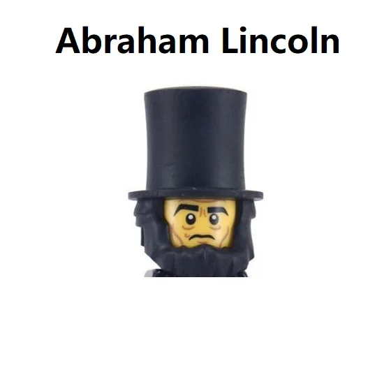 Movie Series Apocalypseburg Abe Abraham Lincoln Building Blocks Mini Action Figure Toys