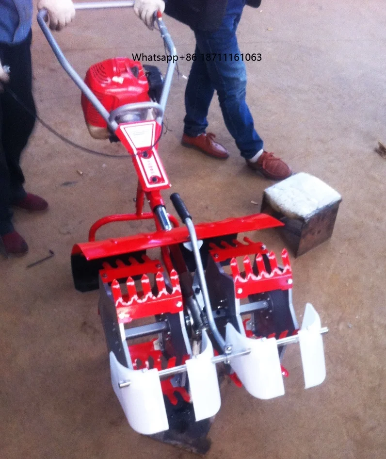 Agricultural Weeding Machine 2 Row Paddy Field Weeder for Sale