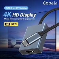 Gopala 4K USB Type-C to HDMI Female Adapter for iPhone 15 Pro, MacBook Pro/Air, Surface, Samsung Galaxy S10 S9 S8