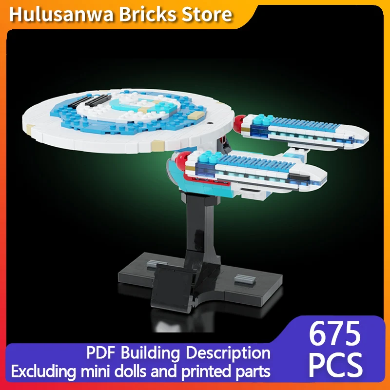 Military Heavy Space Cruiser Model MOC Building Bricks War Equipment Modular Technology Gifts Holiday Assemble Children Toy Suit