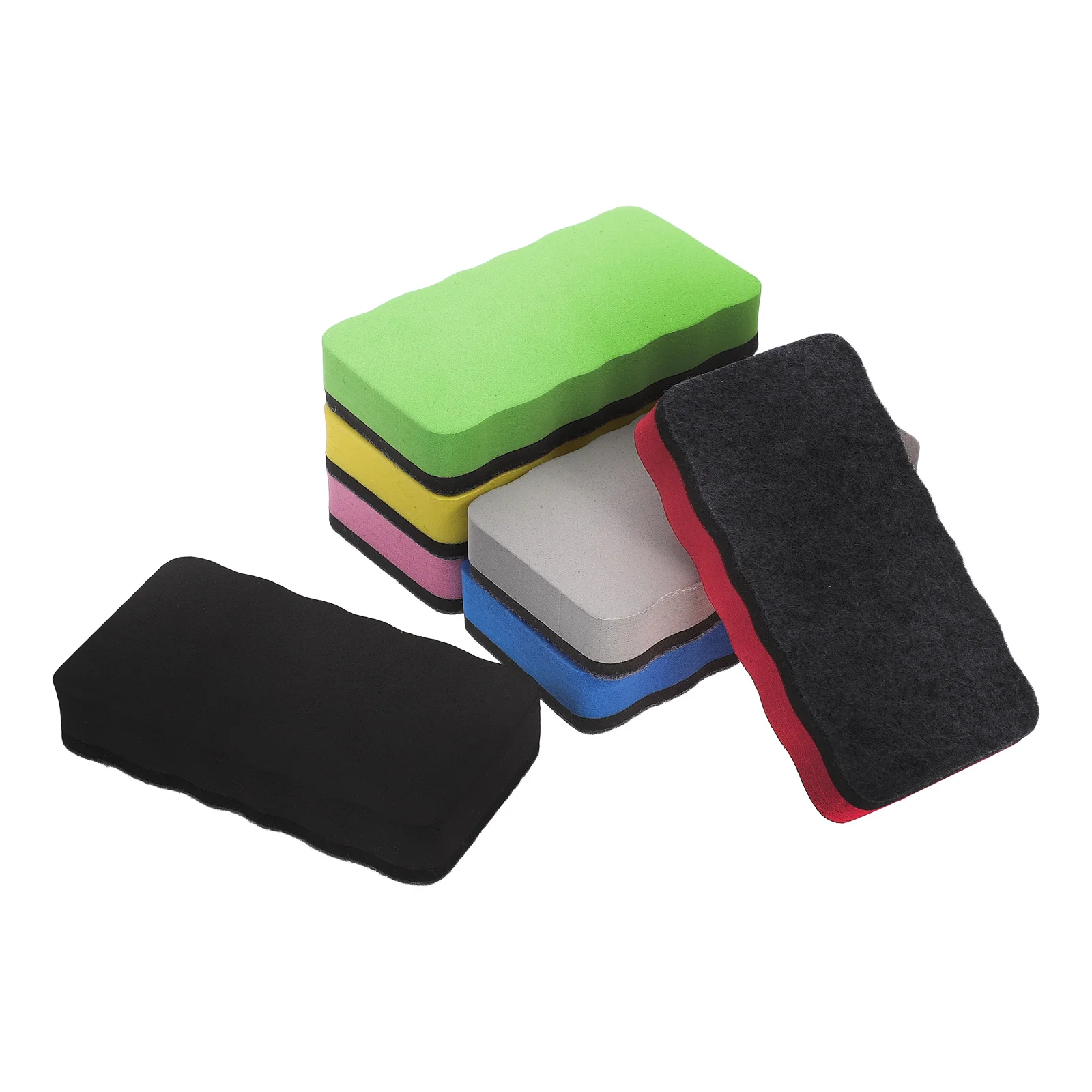 7 قطعة قابلة لإعادة الاستخدام إيفا محايات السبورة المحمولة اللوازم المكتبية الفصول الدراسية المعلم هدية قابل للغسل طويلة الأمد أداة عملية جافة