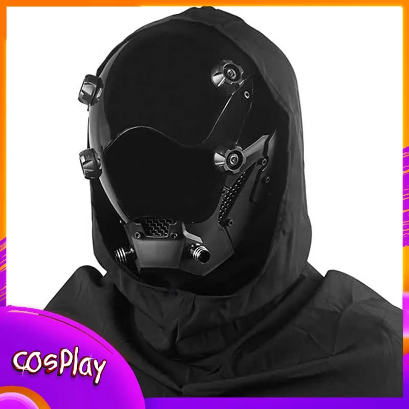 

Маска в стиле киберпанк, футуристическая тактическая маска для косплея, для музыкальных фестивалей, комик-конов, вечеринок на Хэллоуин, реквизит для выступлений взрослых косплееров, подарок