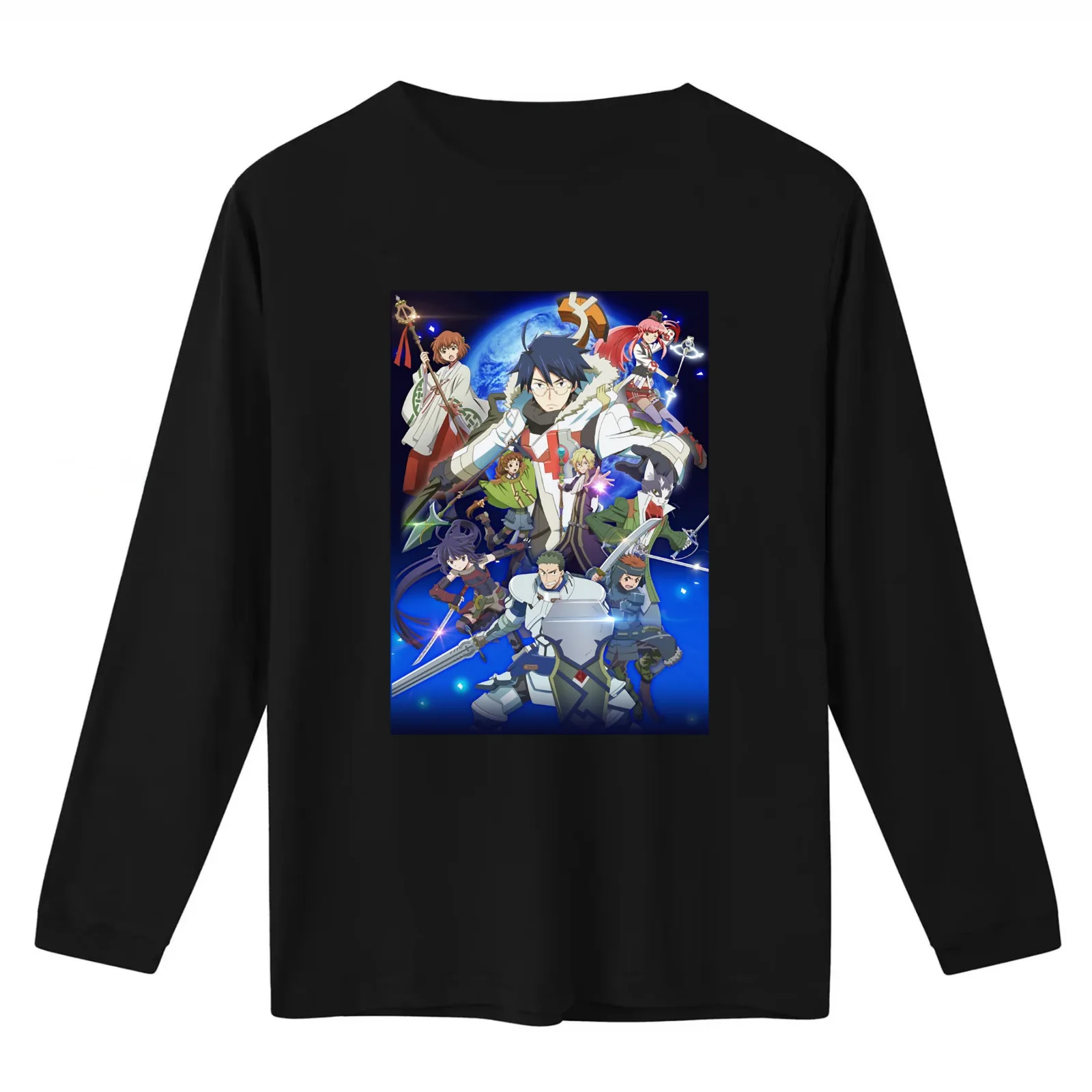 Retro Photographic Log Horizon Statistics Show Best Girls Boys T-Shirt Summer Casual Cotton Tee Oversized Streetwear Tops