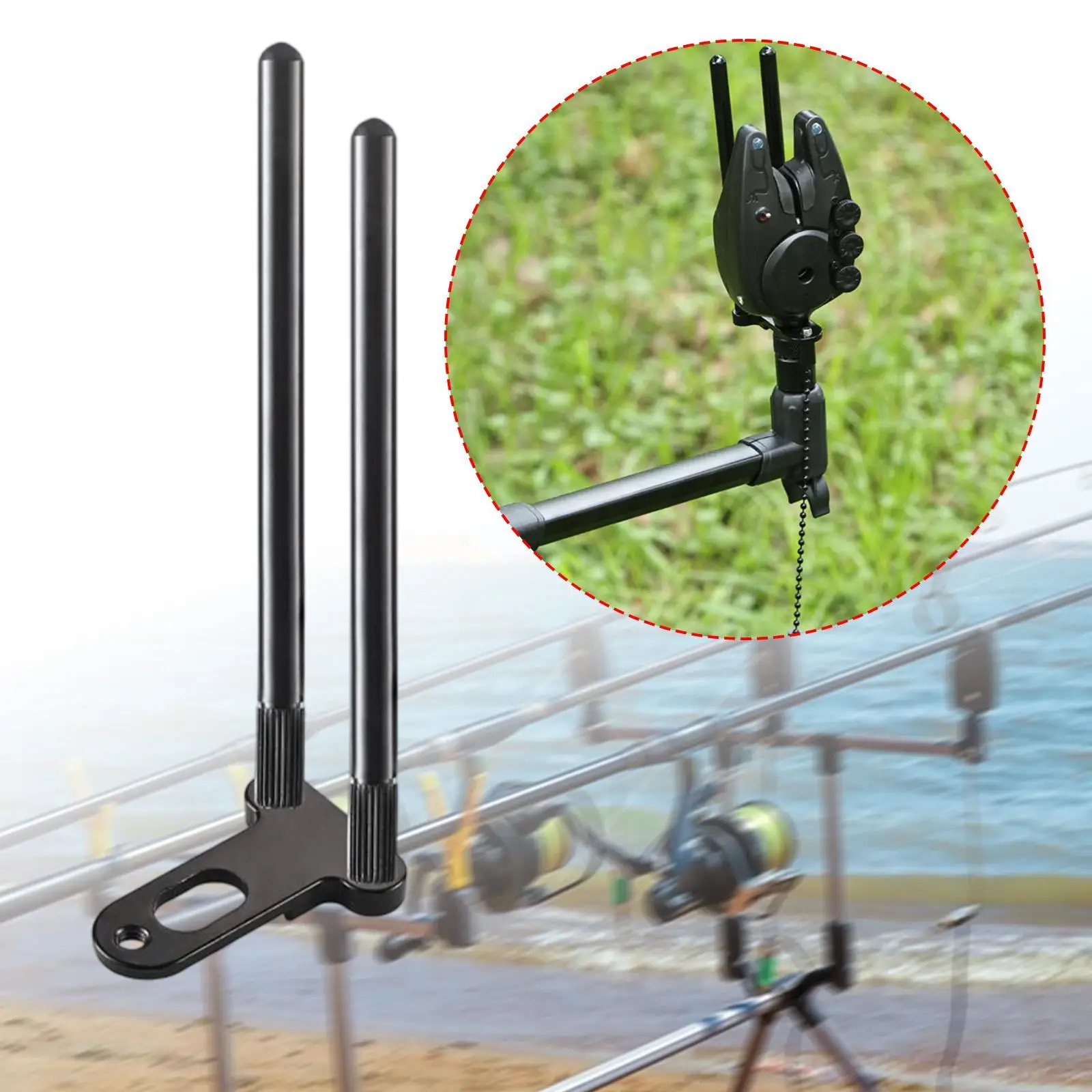 

Рыболовная раковина, алюминиевое соединение, ветрозащитная защита для удочки, индикатор поклевки, ухо для аксессуаров для ловли карпа