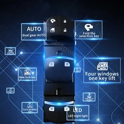 Window switch car glass lifter control button for Nissan x-trail t32 Juke qashqai j11 2018 rogue Murano z52 serena c27 teana l33