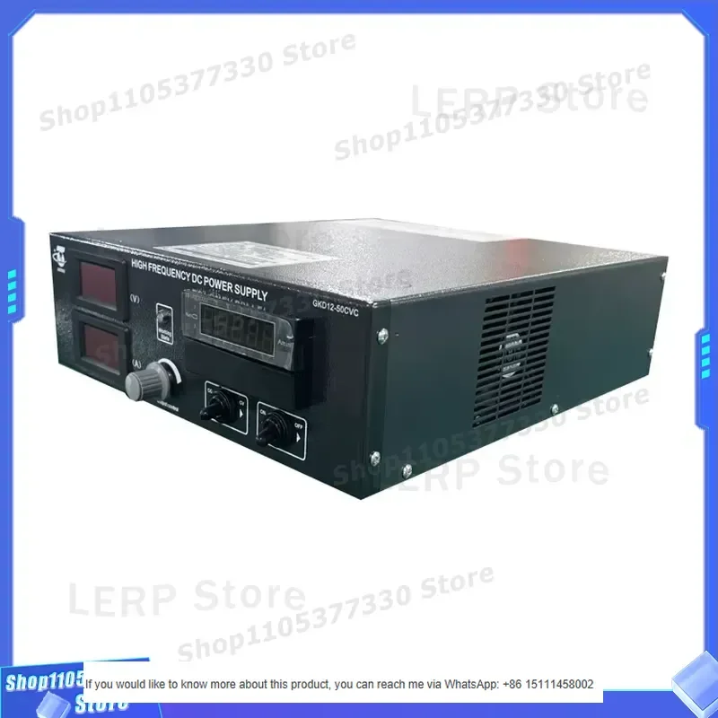 Low Ripple DC Electroplating Rectifier 12V 50A with Ampere Minute Meter 220V Single Phase