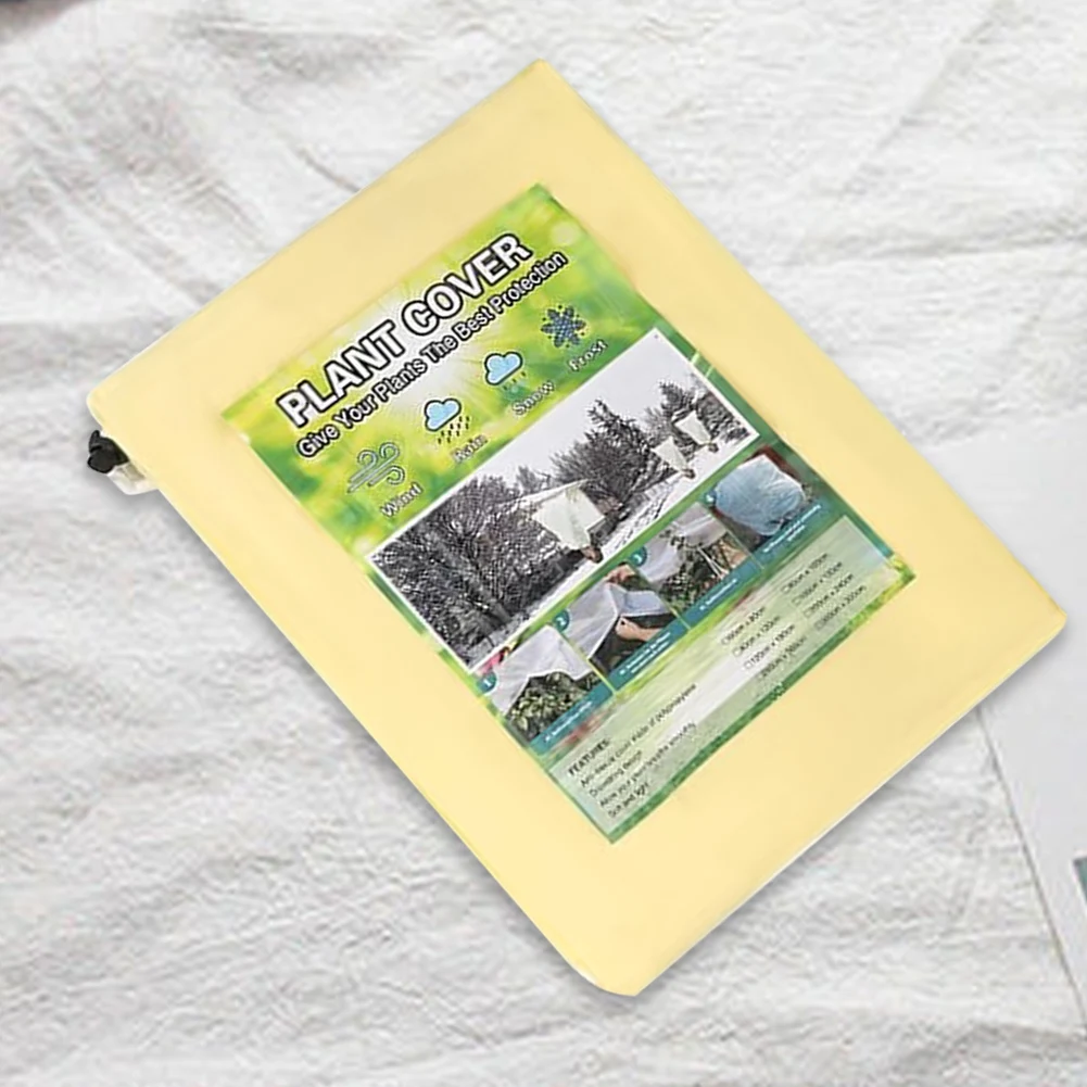 

Frost Cold Protection Plant Protection Bag with Zip Drawstring Breathable Tear-Resistant Thick Winter Plant Cover for Pot Plants