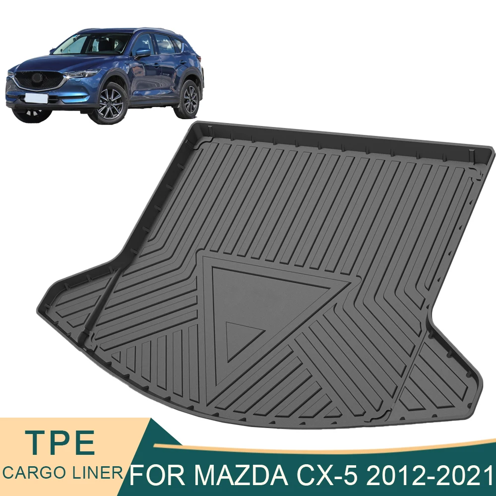 

For Mazda CX-5 KE 2012-2016 Auto Car Cargo Liner All-Weather TPE Non-slip Trunk Mats Boot Tray Carpet Interior Accessories