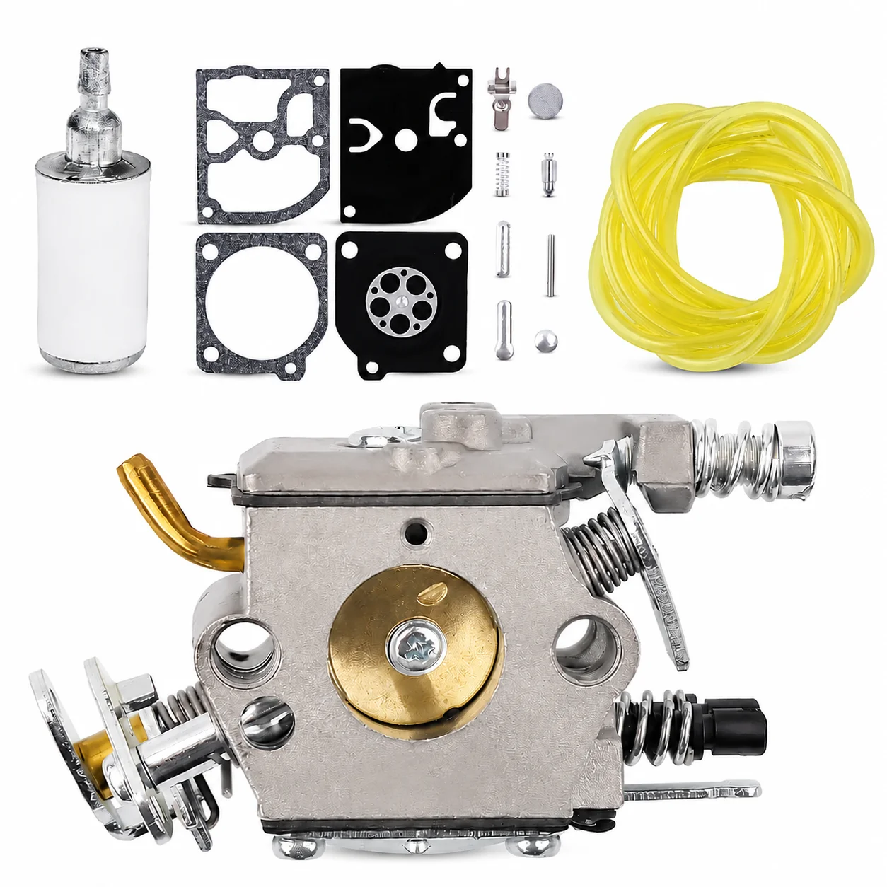 530071987 Carburetor Air Filter Spark Plug Fuel Line Kit For Husqvarna 36 41 136 137 141 142 Chainsaw Saw Repair Parts WT-239