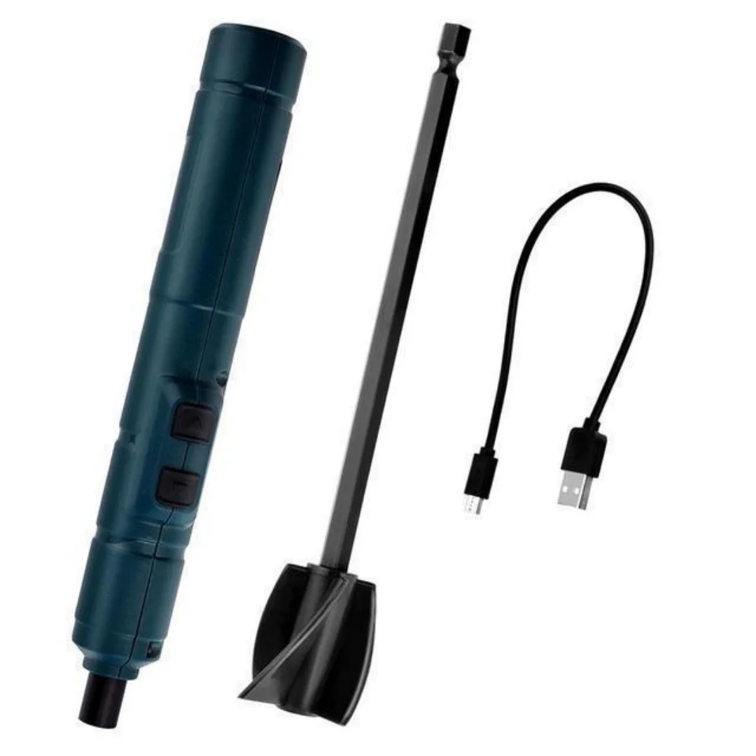 2 قطعة الايبوكسي خلط عصا الطلاء اثارة قضيب المعجون الاسمنت الطلاء خلاط مرفق مع الحفر تشاك لطلاء زيت اللاتكس راتنجات الايبوكسي