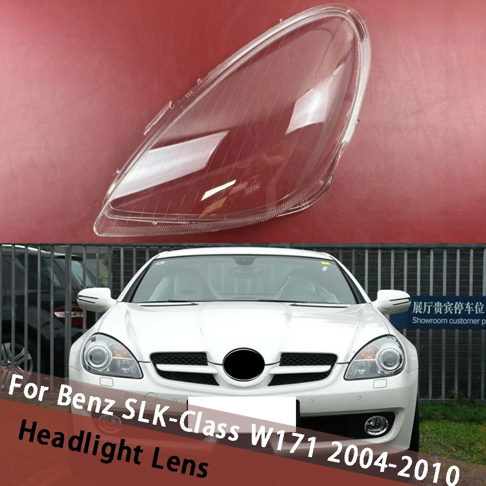

For Mercedes-Benz SLK-Class W171 SLK280 300 350 2004-2010 Headlight Cover Shell Headlamp Housing Transparent Lens Replace Shade