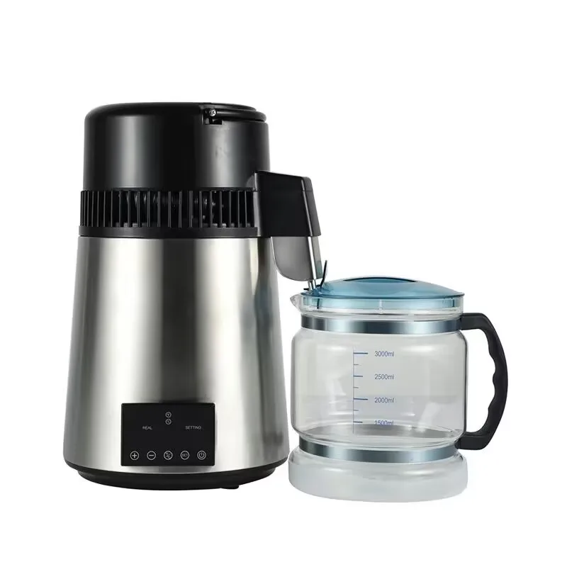 

Water Distiller Pure Water Purifier Filter For Home Countertop4L 1.05 Gallon 750W Stainless Steel Interior Distiller