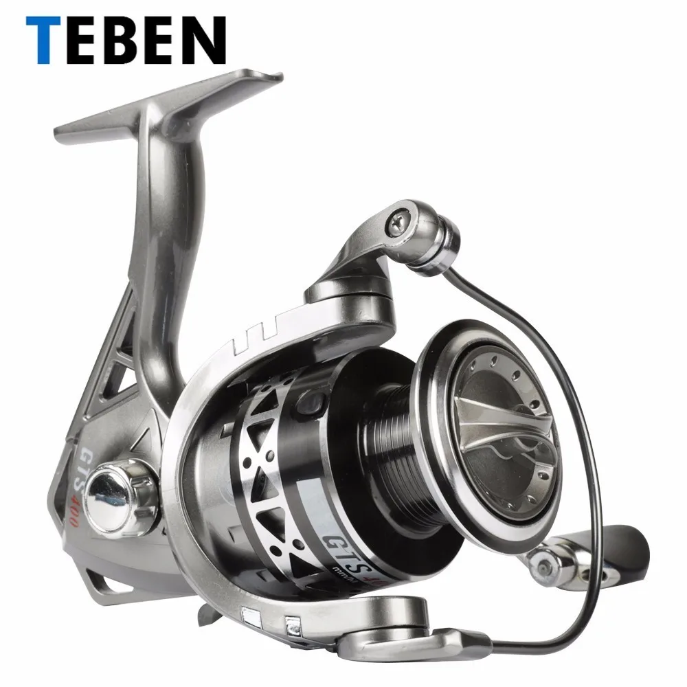 

GTS 2000-6000 Series Fishing Reel 5.2:1 Gear Ratio Spinning Reel 7+1BB Original Rubber Handle Reels Fishing