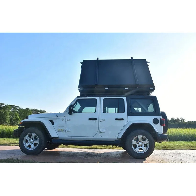 Aluminum Roof Tent Top Hard Outdoor Camping Roof Top Hard Car Tent Sale