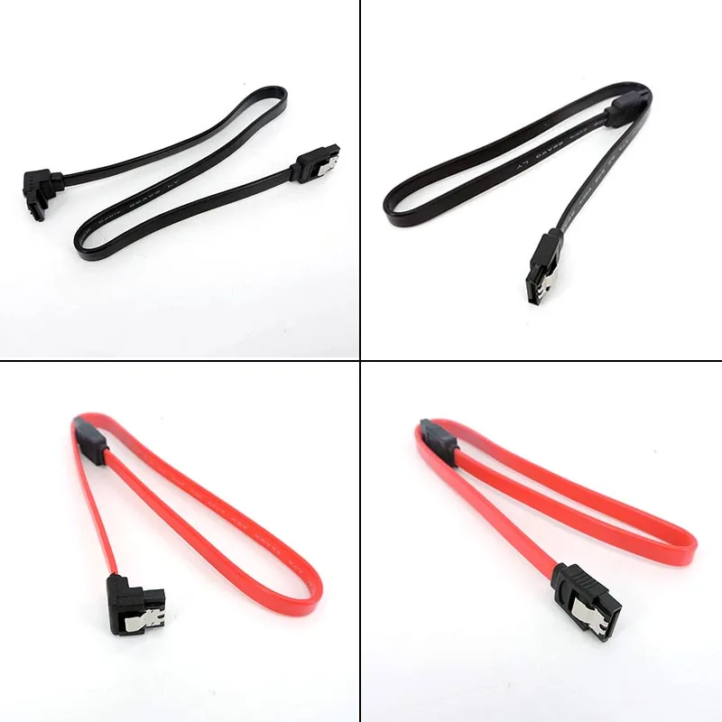 3 wire High Speed lead 40cm Straight Right-angle SATA Cable 3.0 III To Hard Disk Drive SSD HDD Sata