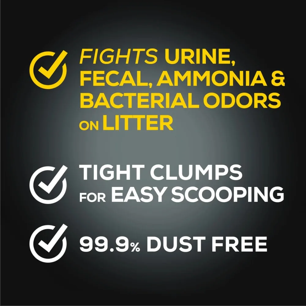 Purina  Multi-Cat Clumping Kitty Litter, 4-In-1 Strength Lightweight Deodorizing, 17 lbs Pail