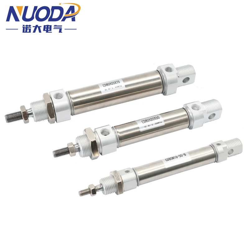ISO Standards CD85N Series CD85N/C85N8 10 12 16 20 25 Air Cylinder Standard Double Acting Single Rod Mini Cylinder