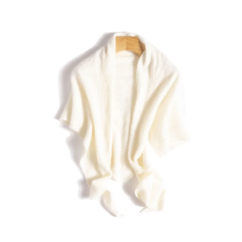 Winsleter-95.3% شال أنيق من صوف الأغنام 4.7% كشمير، الدفء، وشاح مثلث ناعم متعدد الاستخدامات للنساء، شتاء 2025 A5D714CC