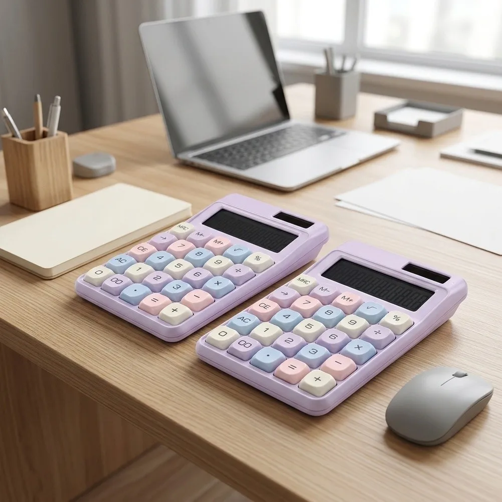 Compact Mechanical Keyboard for Desk Use 11x16cm Size For Dopamine Candy Color Design with Reliable Clicky Key Response