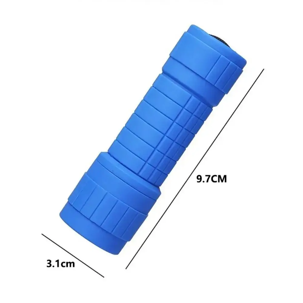 Portable Mini LED Flashlight Drop-proof Plastic Handheld Flashlight Multipurpose High Brightness Outdoor Camping Flashlight