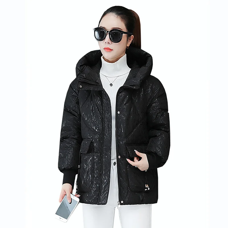 

Winter Jacket Women Winter Coat Female 2023 new Fashion Loose Parkas Casual Thicken Warm Cotton Jacket