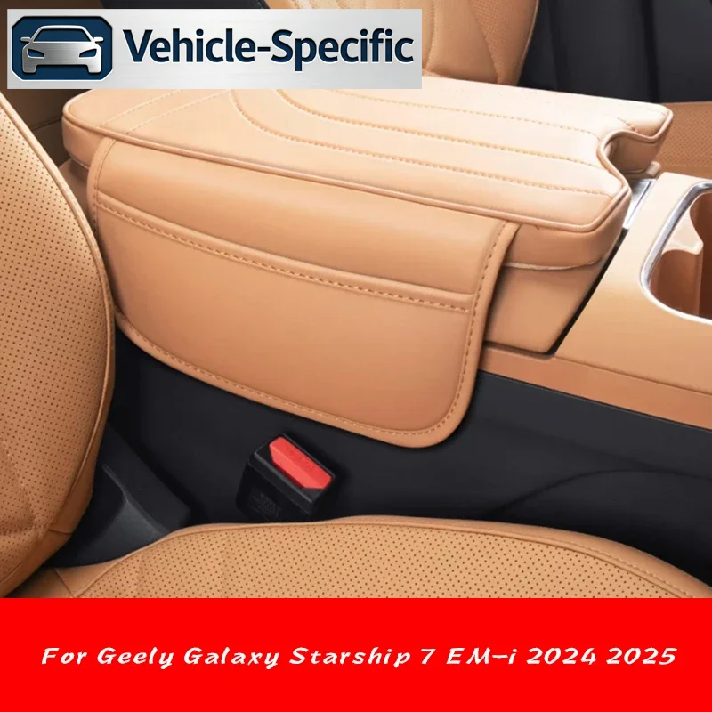 

For Geely Galaxy Starship 7 EM-i 2024 2025 Center Console Armrest Booster Pad Interior Modified Storage Accessories
