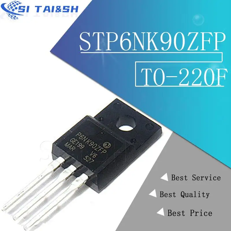 5PCS STP6NK90ZFP TO-220F STP6NK90Z P6NK90ZFP STP4NK60ZFP STP5NK80ZFP STP6NK60ZFP STP7NK80ZFP P4NK60ZFP P5NK80ZFP P6NK60ZFP