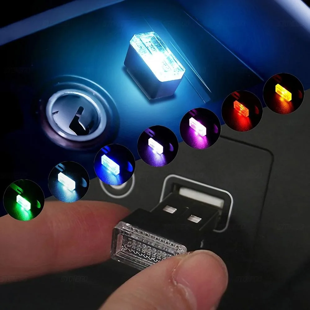 Car Mini USB LED Light - Auto Interior USB Atmosphere Light, Plug and Play Decor Lamp, Emergency Lighting, Stonego USB Lamp