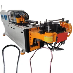 4 Axis pipe and tube bending machine with push bending function Automotive Aluminum steel Chair cnc Tube Bender Machine for sale