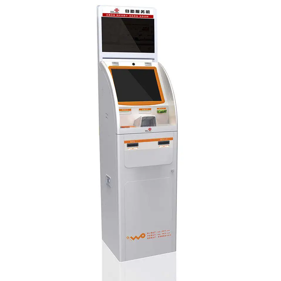 Self Service ATM Money Change Machine Car Parking Payment Kiosk Coin Cash Bill Recycling Parking Payment Terminal