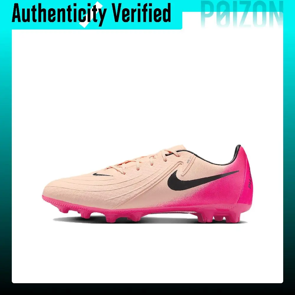 Zapatillas de fútbol Nike Phantom GX 2 Academy, antideslizantes y resistentes a la abrasión, para hombre, color rosa, modelo FJ2551-800.