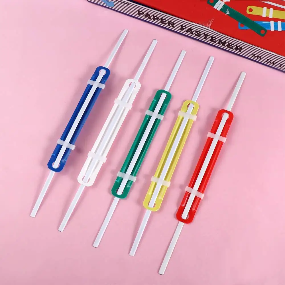 Álbum desmontable duradero para escuela, bricolaje, álbum de recortes, Clips de encuadernación estacionarios, tira de sujetadores de papel, carpeta de archivos, carpeta de papel