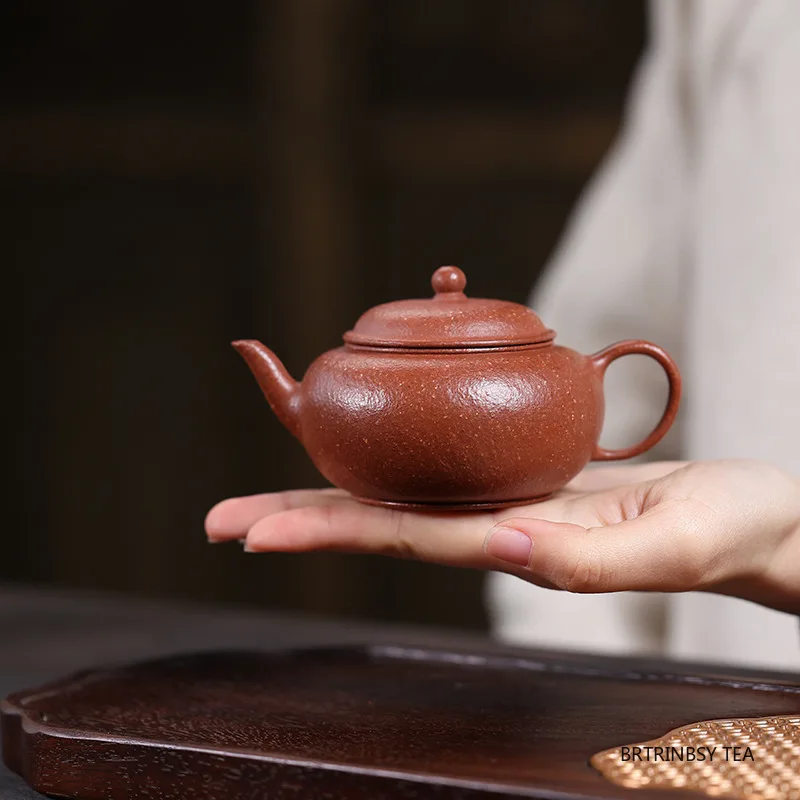 

140ml Yixing Handmade Purple Clay Teapot Tradition Household Tea Pot Beauty Tea Infuser Kettle Chinese Zisha Tea Set Teaware