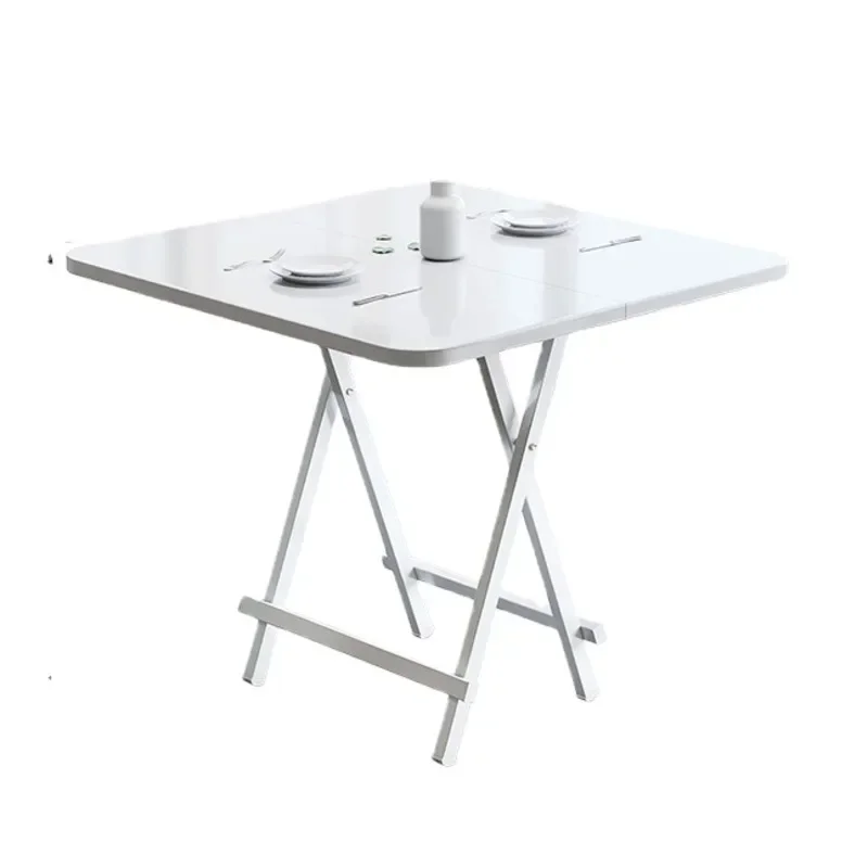 

Limited Offer Modern Folding Table Dormitory Dining Portable Desk Family Square Kitchen Seating Compact Design Easy Storage