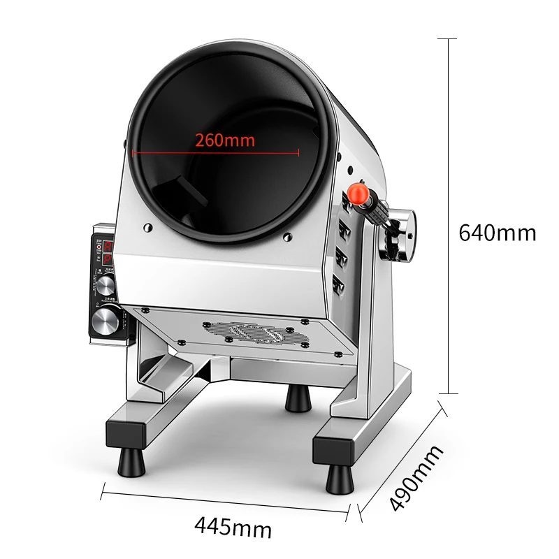 Professional Automatic Stir Fry Robot  High - Rotating Wok Cooking Machine for -Kitchen Fried Rice