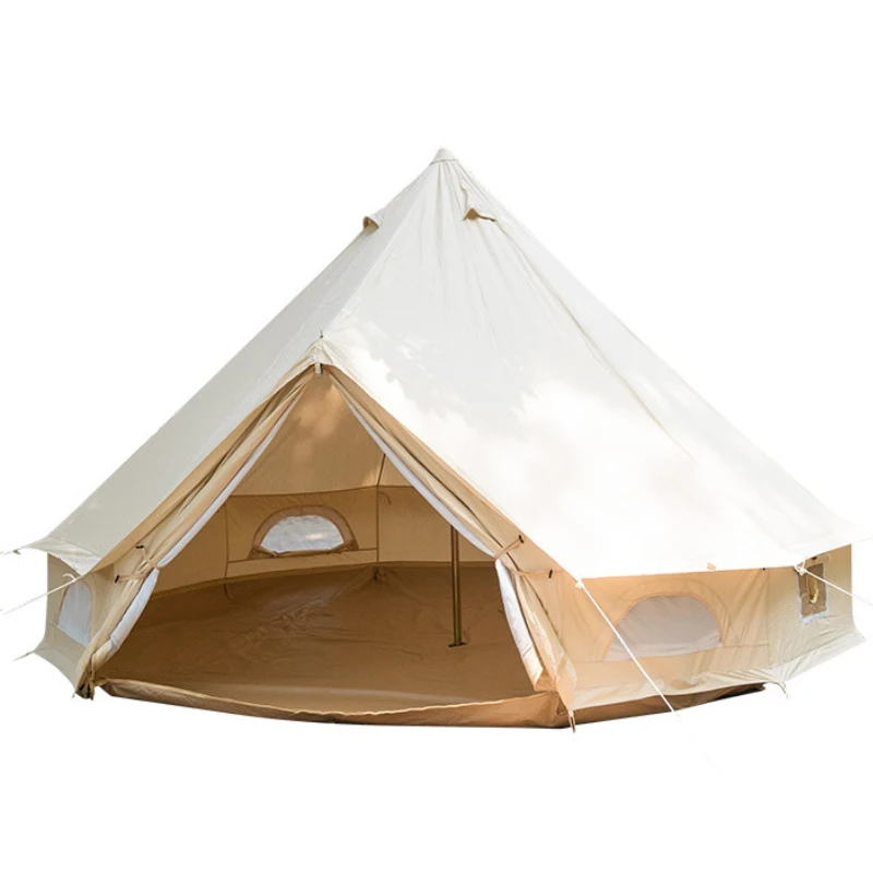 

Dome Tent For Sale Resorts 3M 5M 6M Canvas Bell Glamping Tent