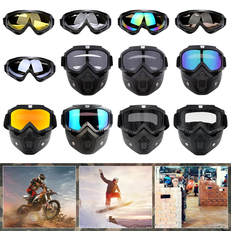 

Ski Snowboard Goggles Mountain Skiing Eyewear Snowmobile Winter Sports Gogle Snow Glasses Cycling Sunglasses Mens Mask for Sun