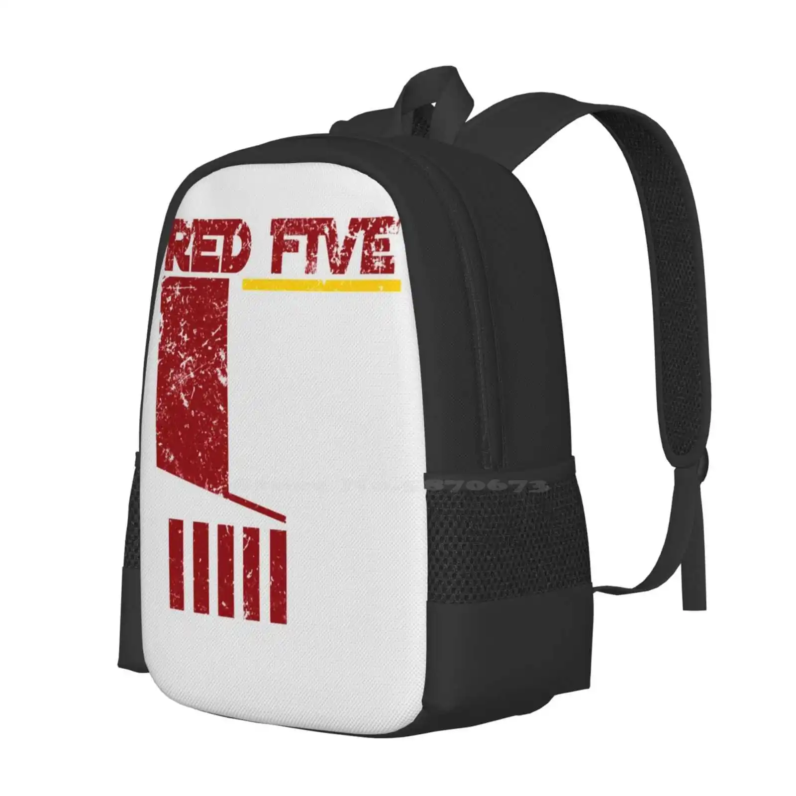 Red Five Bag Backpack For Men Women Girls Teenage Red Five Luke Skywalker X Wing The Miniatures Game Simon Breeze Fantasy