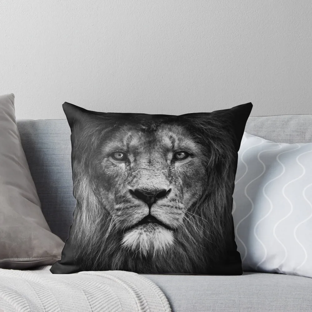 

African Lion Throw Pillow pillows decor home pillow pillowcase christmas pillow case