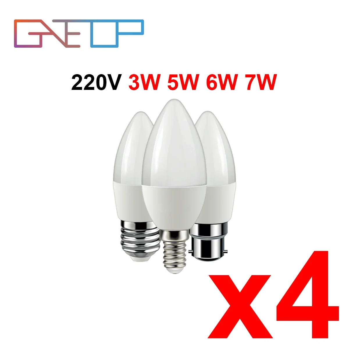 

Led Candle Bulb C37 3w 5w 6w 7w E14 E27 B22 220V Warm White Cold White Daylight Suitable for home decoration office hotel