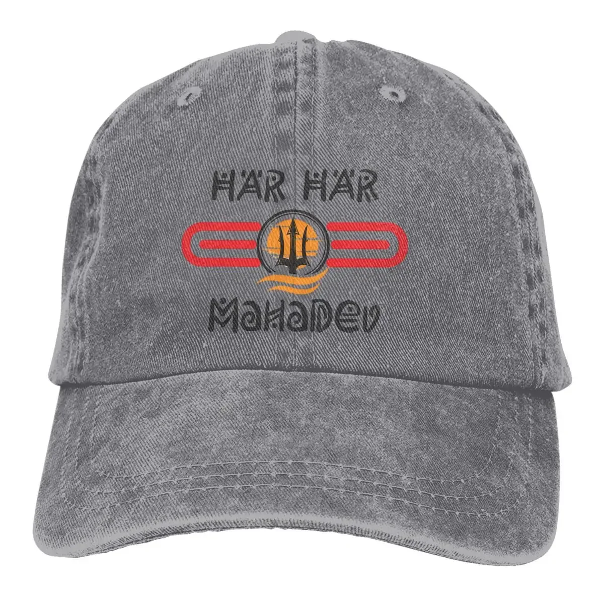 Har Har Mahadev Illustration Classic Baseball Caps Male Hip Hop Sports Cap Lord Shiva India God Sun Shade Hats for Men Women