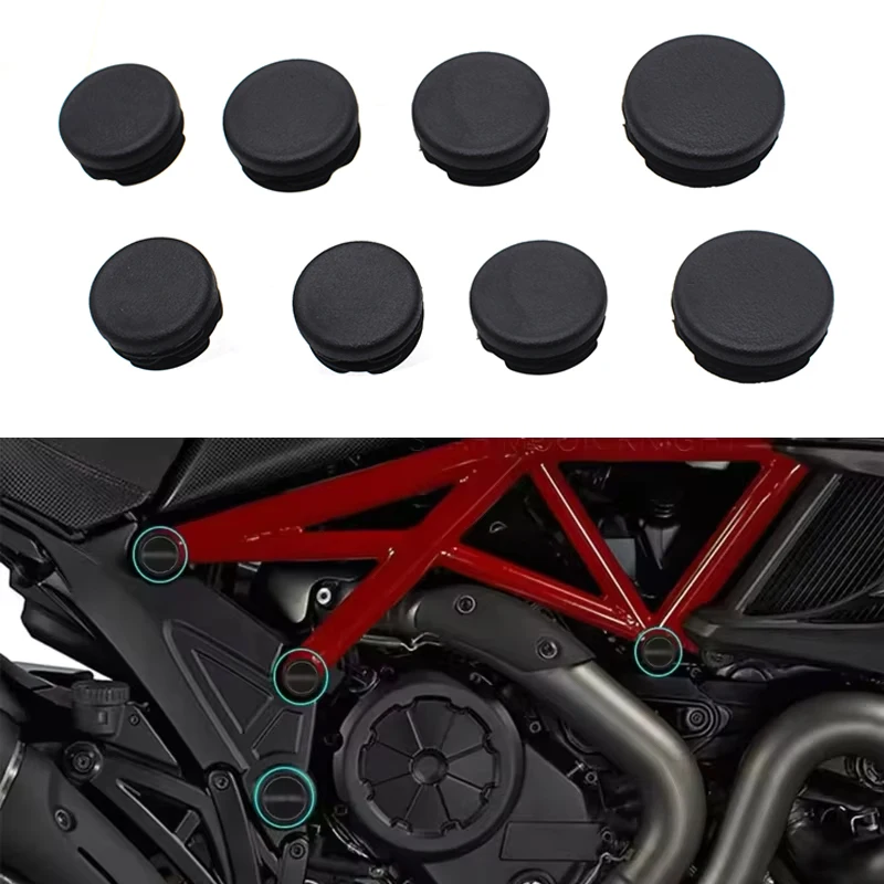 

Diavel1200 Motorcycle Frame End Caps For Ducati Diavel1200 2011-2018 Accessories Frame Hole Cover Caps Plug Decorative