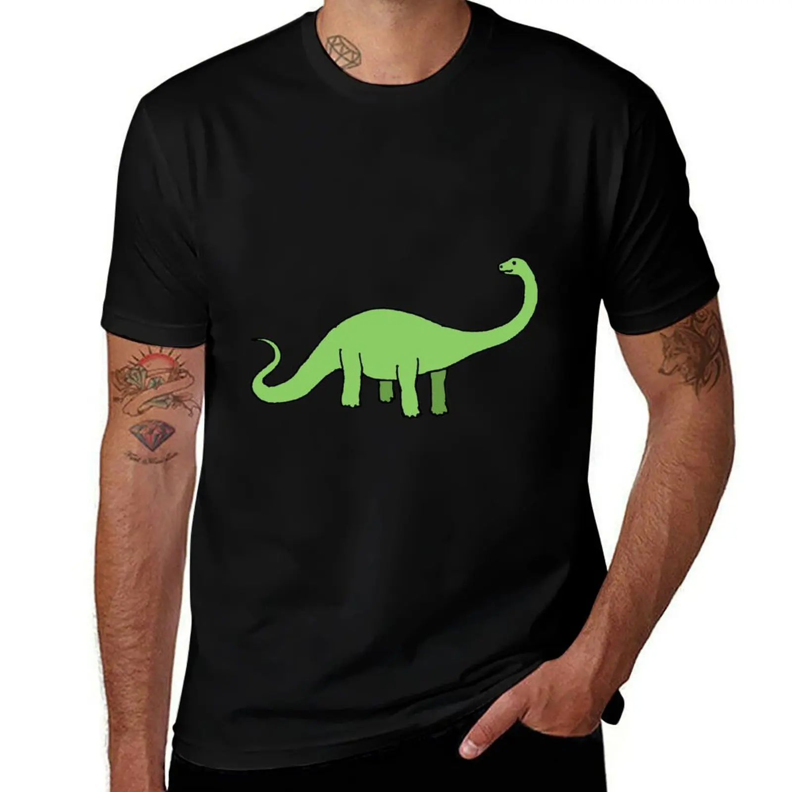 Happy Diplodocus - dinosaur design by Cecca Designs T-Shirt Holiday Party Tee Shirt T-Shirt