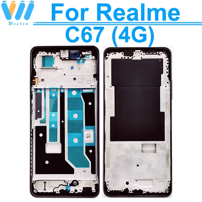 

For Realme C67 4G RMX3890 Middle Housing Front LCD Housing Middle Frame Cover Bezel Parts