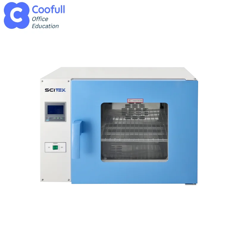 COOFULL SCITEK 25/50/80/105/180L Hot Air Sterilizer with Forced air Convection SUS Stainless Steel Plate for Lab