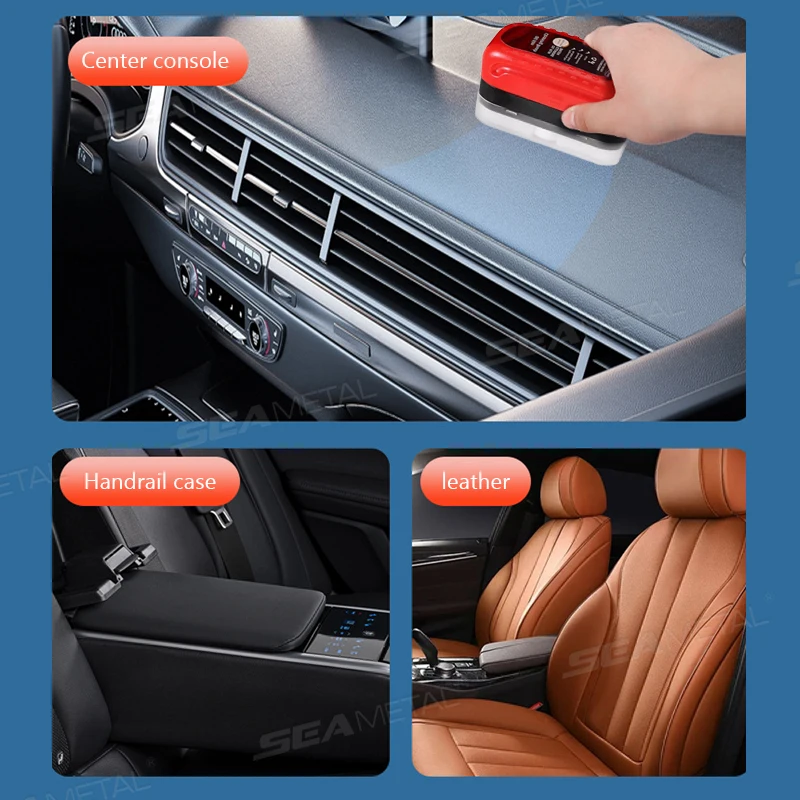 SEAMETAL سيارة الزجاج الإسفنج تنظيف فرشاة نافذة السيارة الزجاج الأنظف يزيل الأوساخ الزجاج الأمامي النفط فيلم الأنظف الزجاج النفط فيلم فرشاة