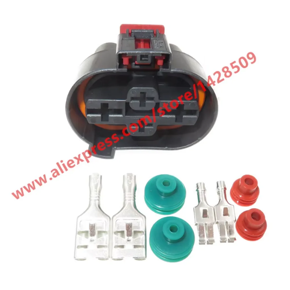 1 Set 4 Pin 1K0906234 Automotive Car Electronic Fan Plug Female Socket For VW Polo Golf Audi 1K0 906 234