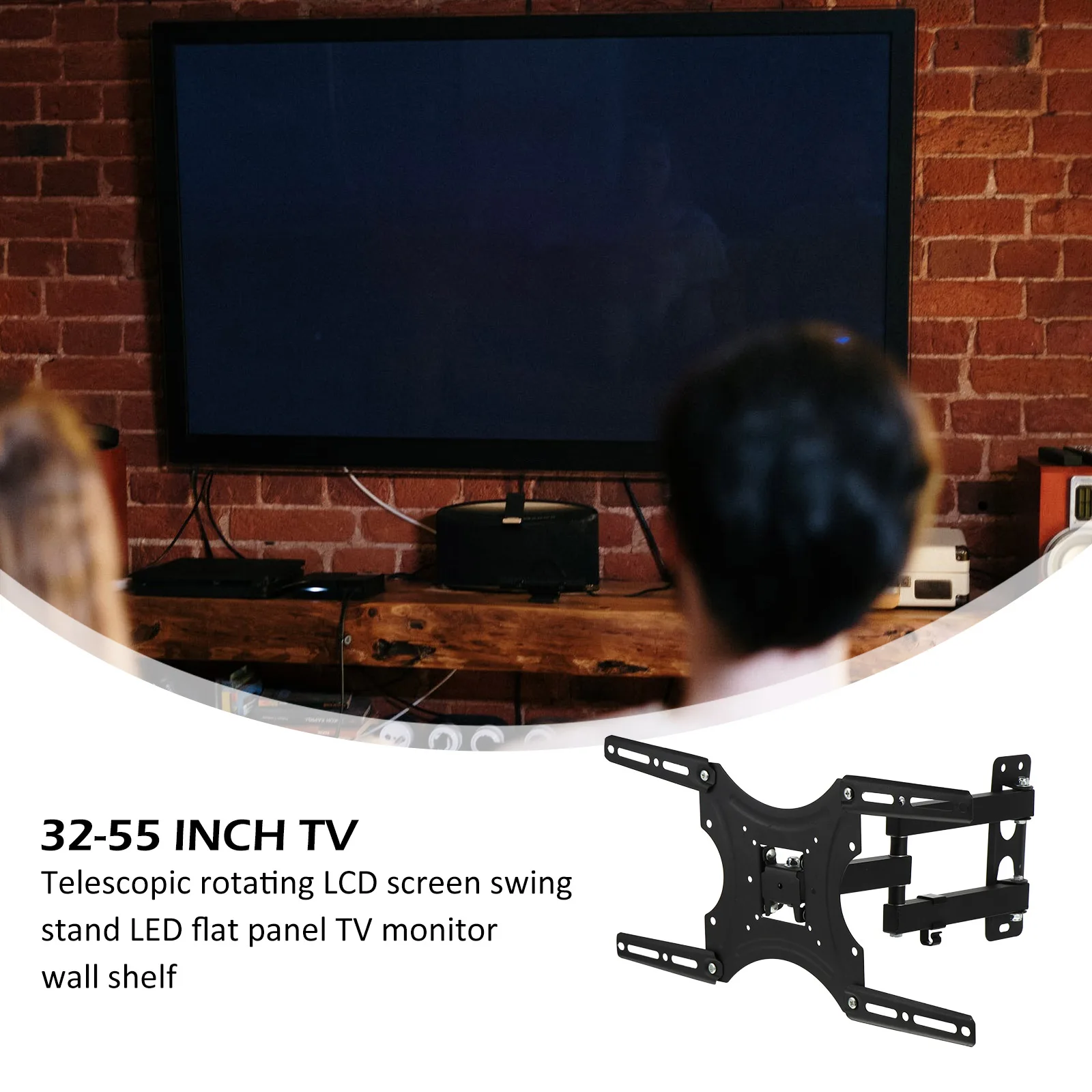 

LED LCD Screen Stand Brackets Full Iron (four Wing Each 16.5cm) Wear-resistant